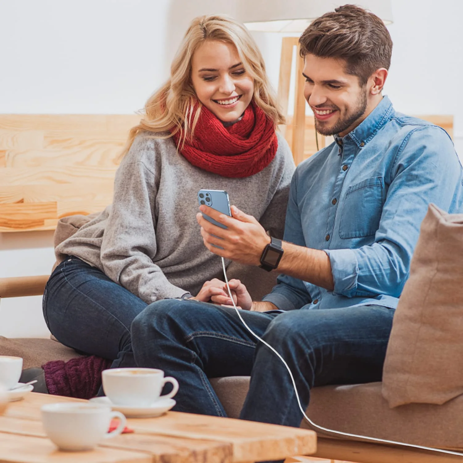 2pack 10ft iPhone Charger, [Apple MFi Certified] Long iPhone Charger Cord 10 ft, Apple Lightning to USB Cable, 10 Foot Fast Charging Cords for iPhone Charger 14/13/12/11/13 Pro/13 Max/X/XS/XR/XS 10ft*2 White - Image 7