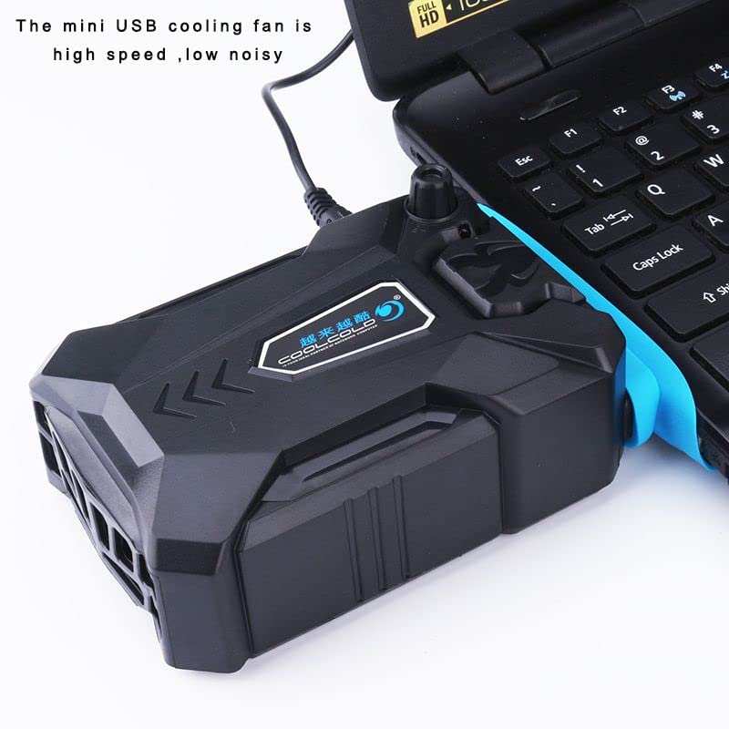 Game Gaming Notebook Laptop Vacuum Cooler USB Air Cooler Adjustable Speed 3000±10％RPM Portable External Extracting Cooling Fan - Image 6
